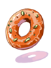 Nut Donut in Mouth